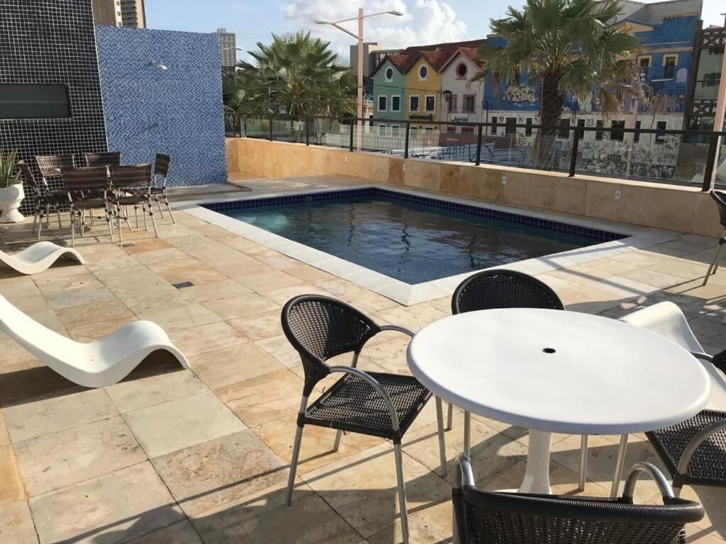 507 Lindo Flat Mobiliado Na Praia De Iracema Fortaleza  Exterior photo
